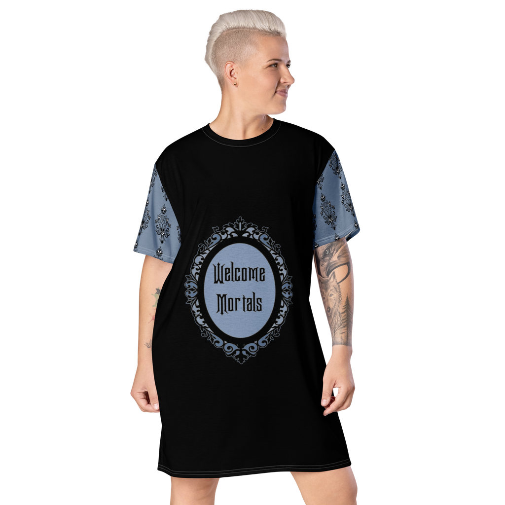 Adult Haunted Wallpaper T-shirt dress