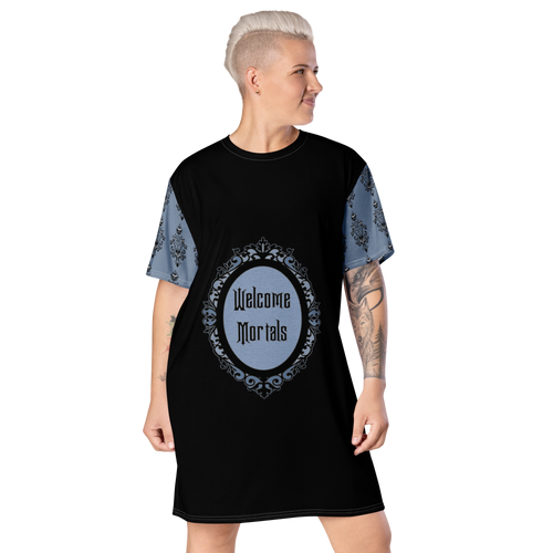 Adult Haunted Wallpaper T-shirt dress