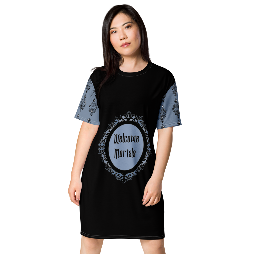 Adult Haunted Wallpaper T-shirt dress