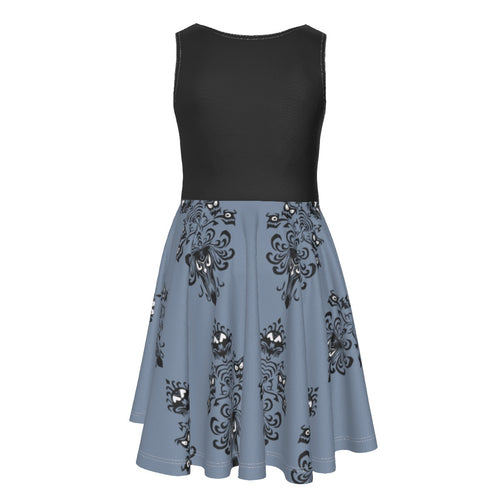 All-Over Print Kid's Sleeveless Vest Dress