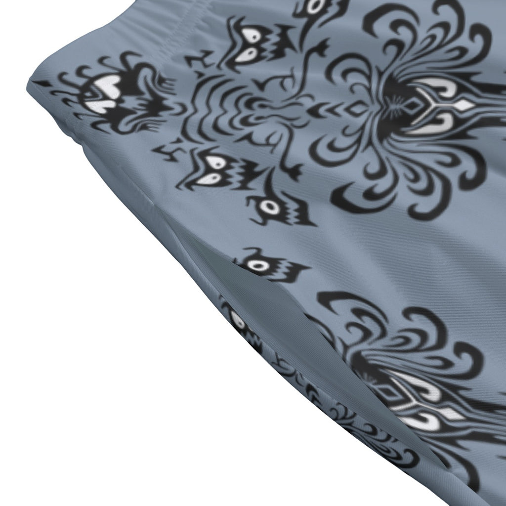 Haunted Wallpaper Women's Long Maxi Skirt With Pockets