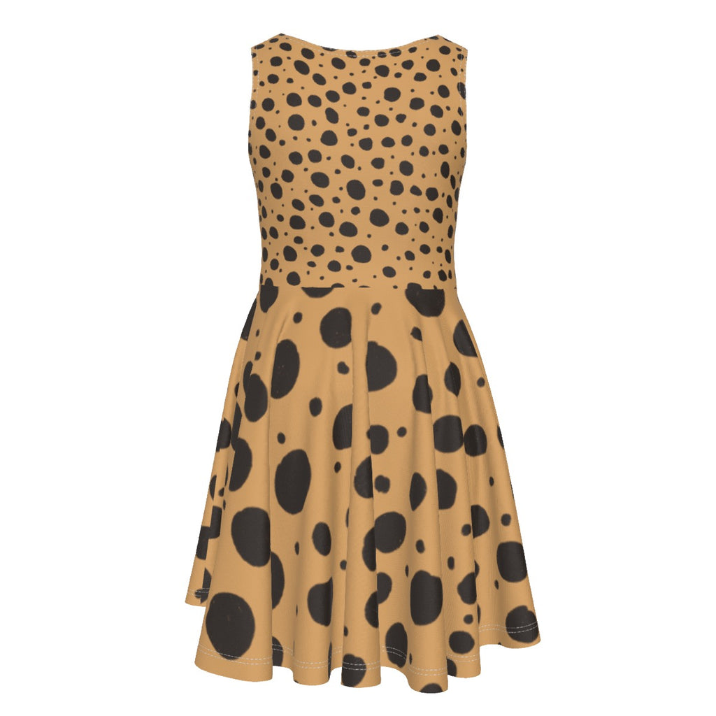 All-Over Print Kid's Sleeveless Vest Dress