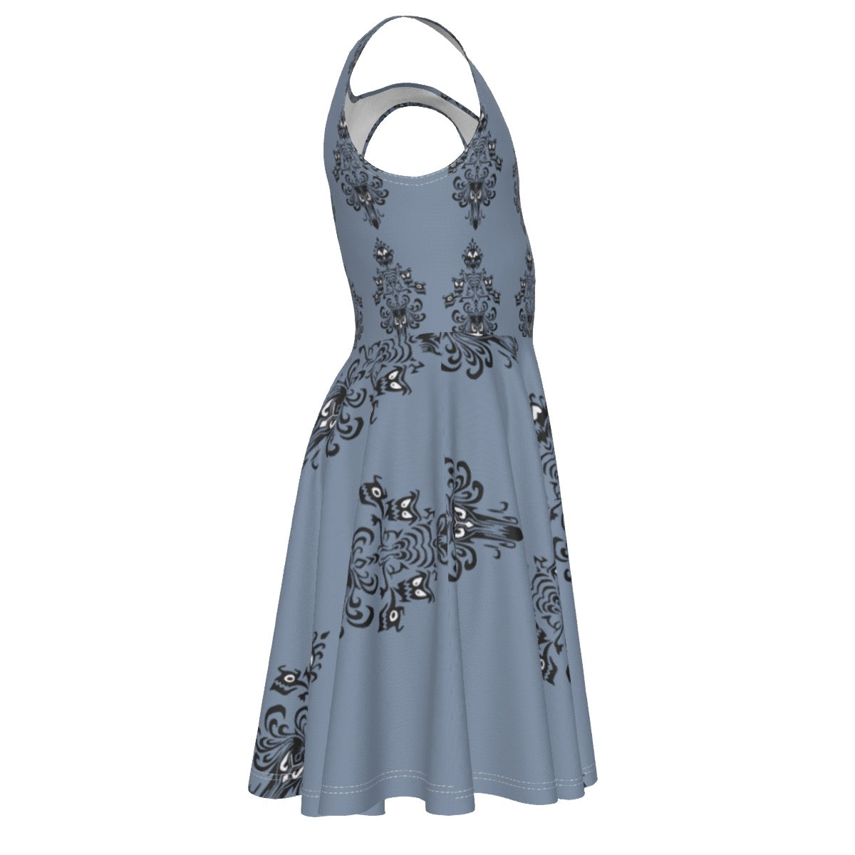 Kid’s Haunted Wallpaper Twirl Dress