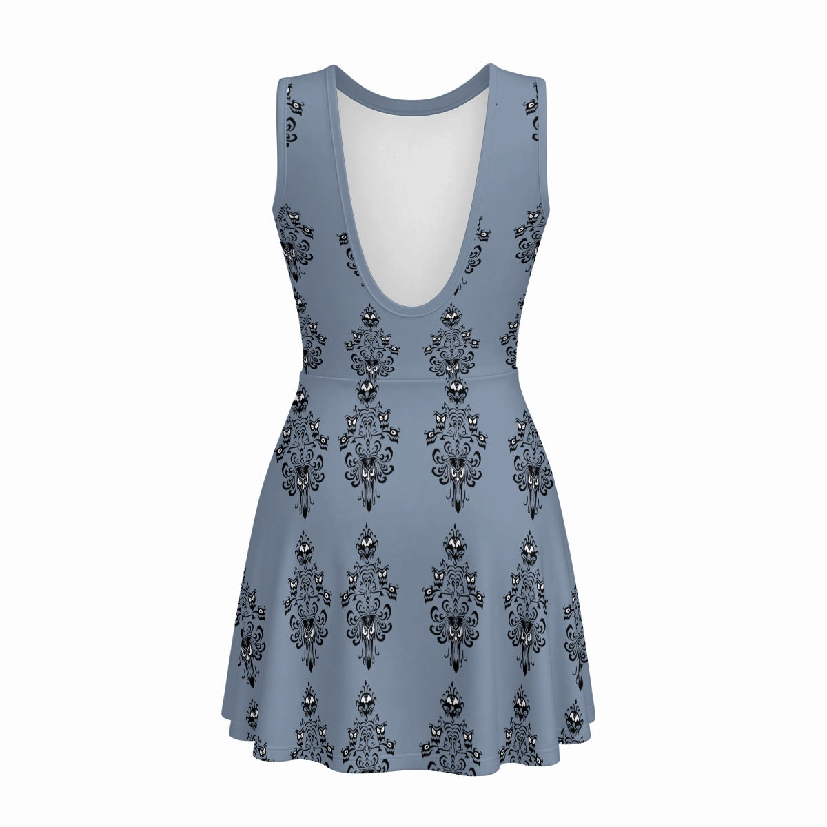 Haunted Baroque Wallpaper Sports Romper with shorts