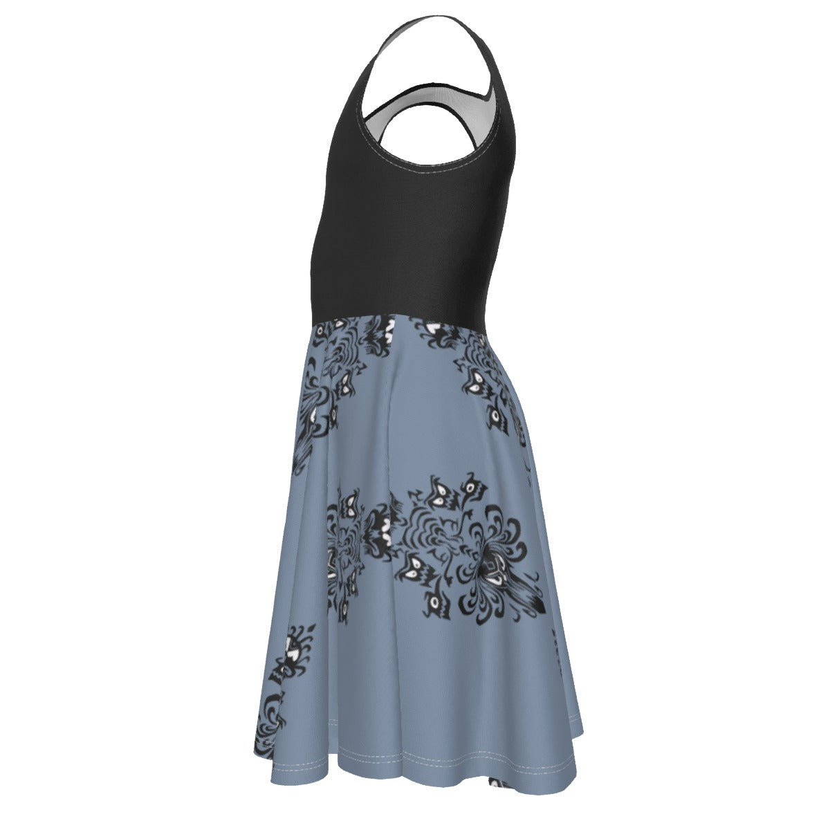 All-Over Print Kid's Sleeveless Vest Dress