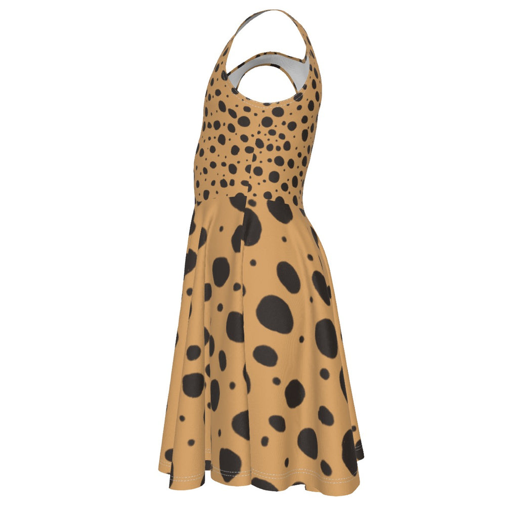 All-Over Print Kid's Sleeveless Vest Dress