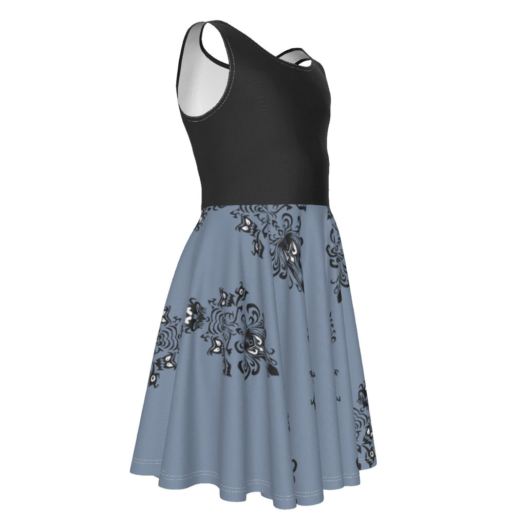 All-Over Print Kid's Sleeveless Vest Dress