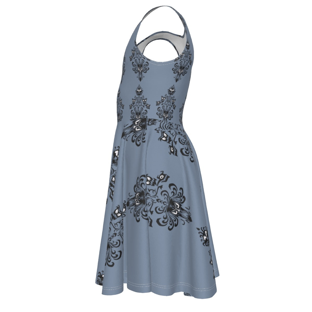 Kid’s Haunted Wallpaper Twirl Dress