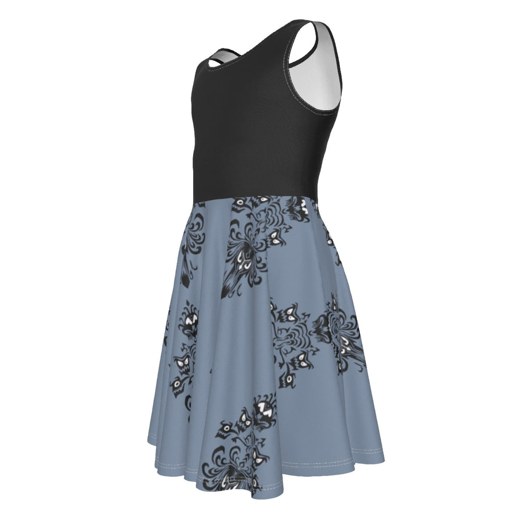 All-Over Print Kid's Sleeveless Vest Dress