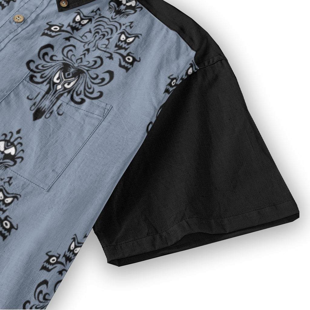 Haunted Wallpaper Men's Breathable Cotton Shirt|125GSM