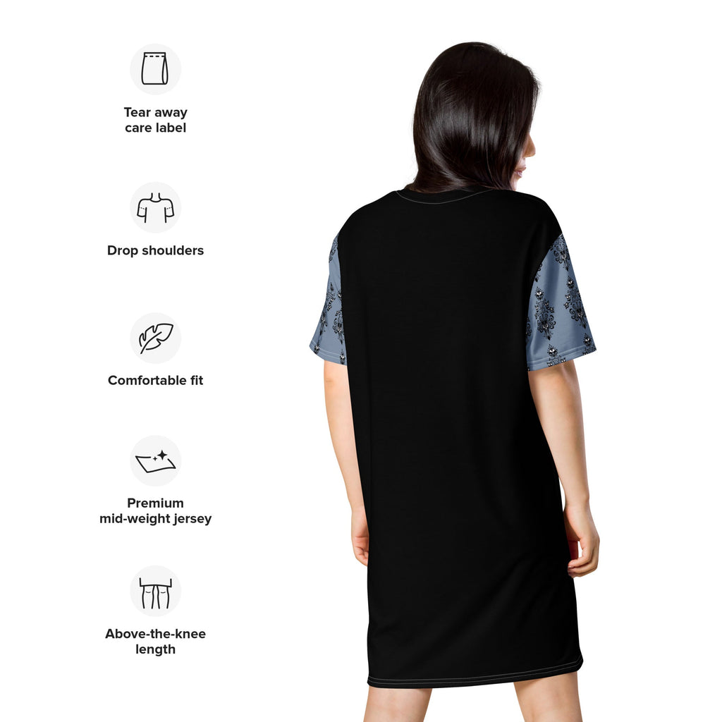 Adult Haunted Wallpaper T-shirt dress